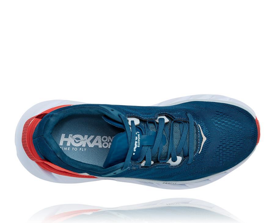 Hoka One One Tenisky Damske Námornícka Modrá/Biele - Elevon 2 - 82075-CBRP